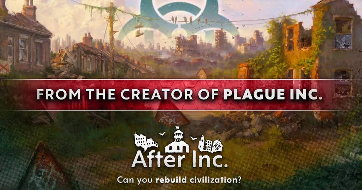 After Inc. เกม strategic simulation จากผู้สร้าง Plague Inc. วางจำหน่ายบนมือถือสโตร์ไทยทั้งสองระบบแล้ว!