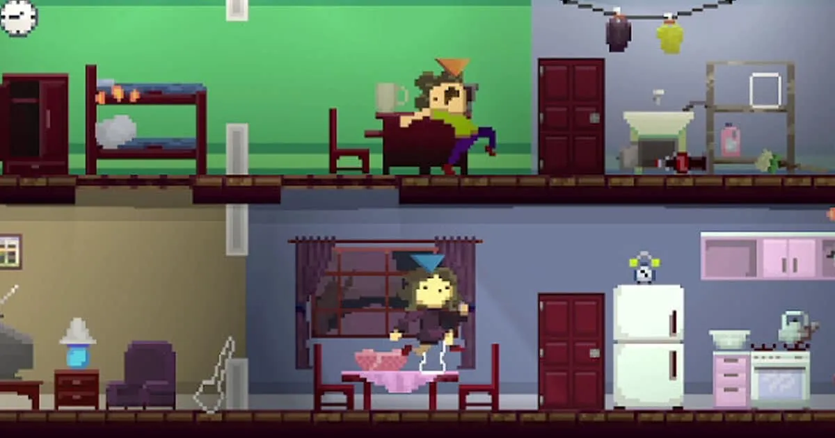 Dad's Coming เกม co-op ช่วยกันเก็บบ้านก่อนพ่อมา วางจำหน่ายบน Steam แล้ว!