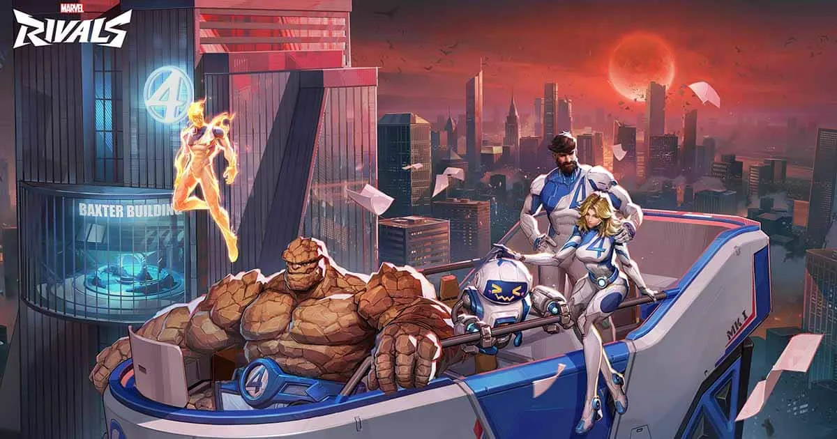 ทีม Fantastic Four เตรียมเข้าร่วมสงครามฮีโร่ใน Marvel Rivals งานนี้มันส์แน่นอน!