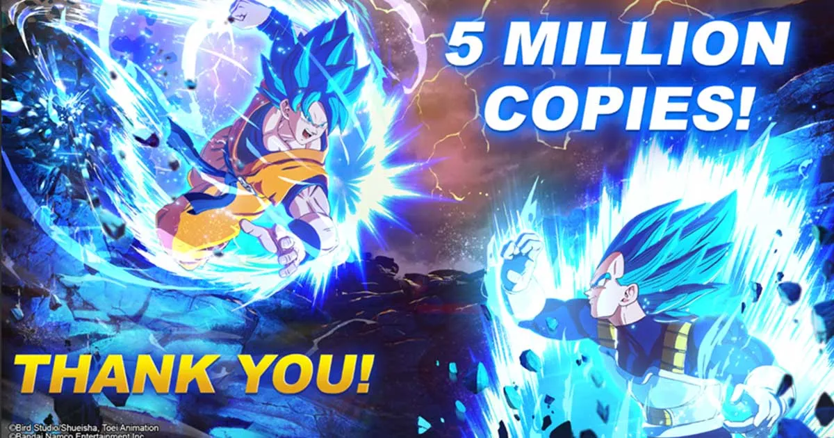 DRAGON BALL: Sparking! ZERO ทำยอดขายทะลุ 5 ล้านชุดทั่วโลก!