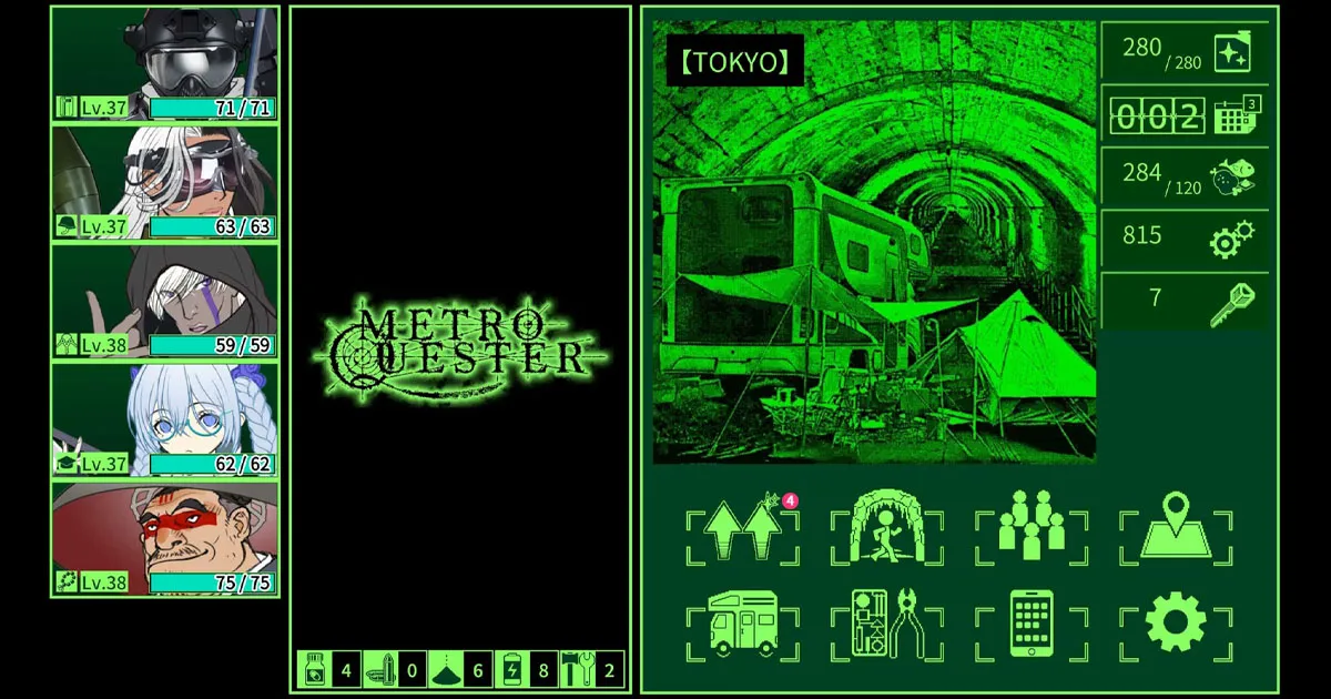 METRO QUESTER เกมแนว dungeon-crawling RPG เปิดวางจำหน่ายพร้อมให้ออกสำรวจดันเจี้ยนไปกับเหล่าผู้รอดชีวิตในโลกหลังหายนะแล้วทั้ง Android และ iOS