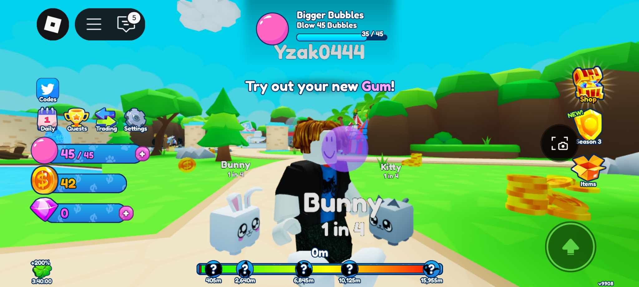 Bubble Gum Simulator INFINITY gameplay