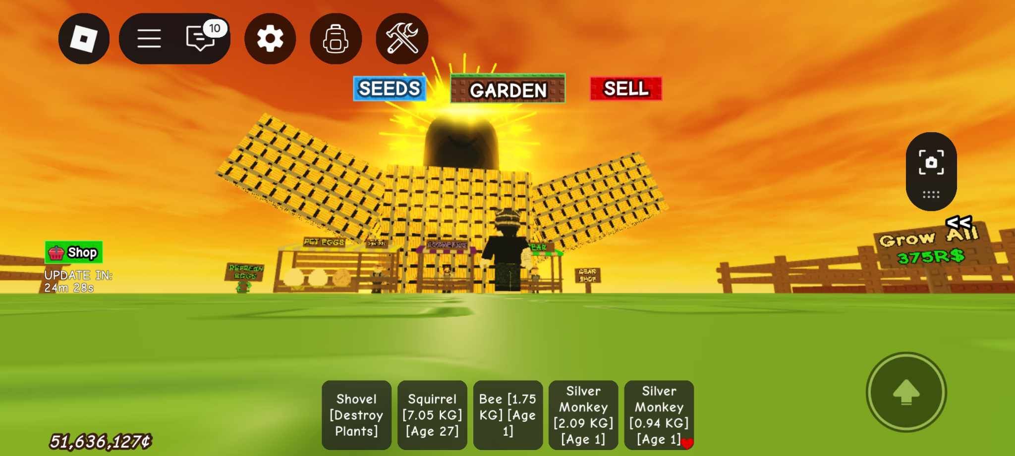 Grow a Garden Sun God