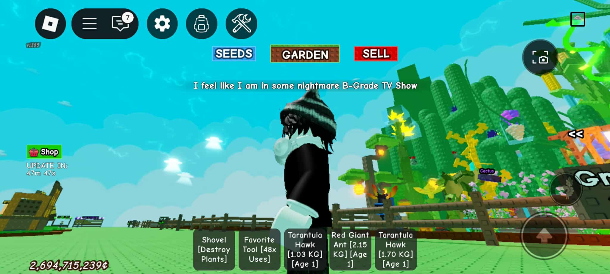 Grow a garden Alien