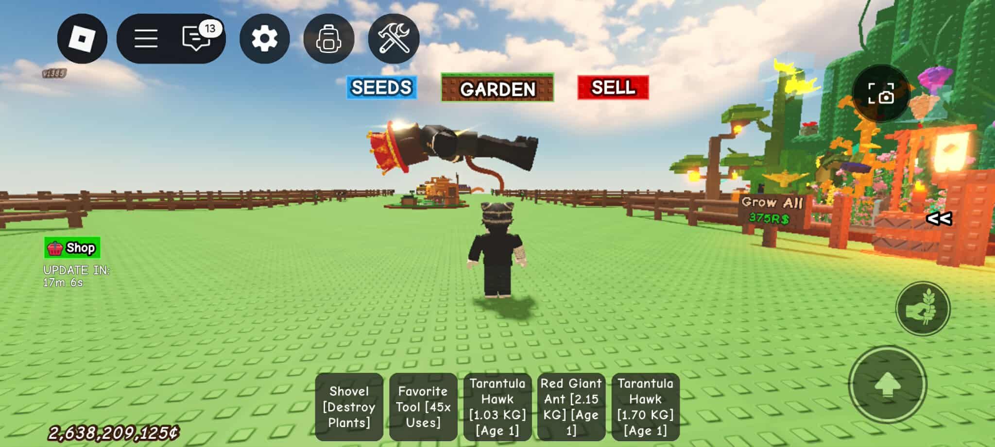 Grow a Garden update
