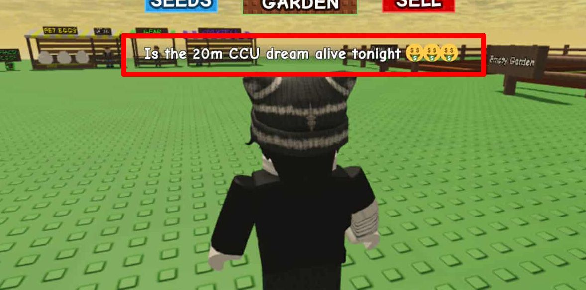 Grow a Garden 20 ccu