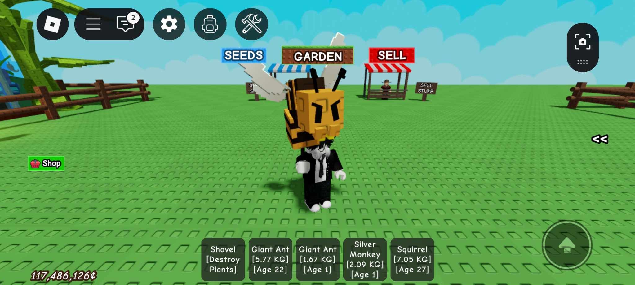 Grow a Garden ผึ้ง