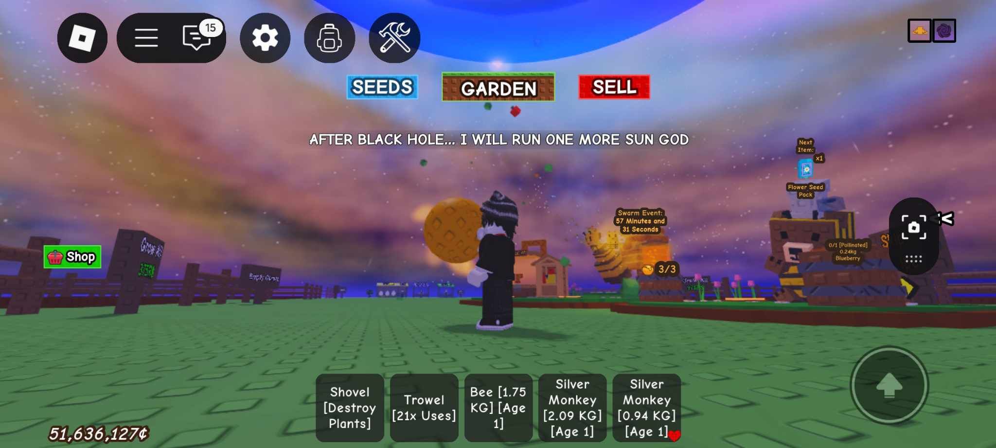 Grow a Garden Black Hole
