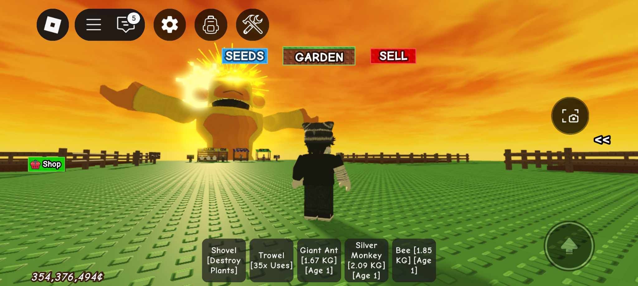 Grow a Garden Sun God