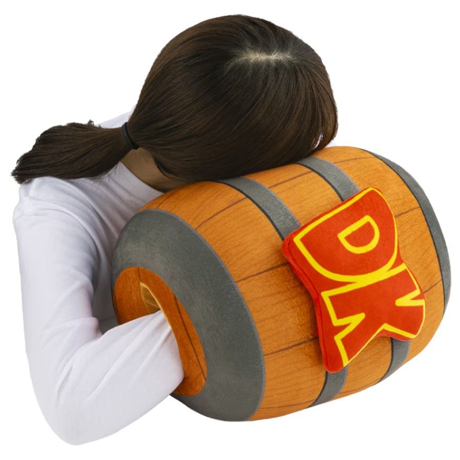 Donkey Kong DK Barrel Cushion