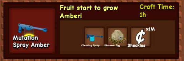 Amber Mutation Spray
