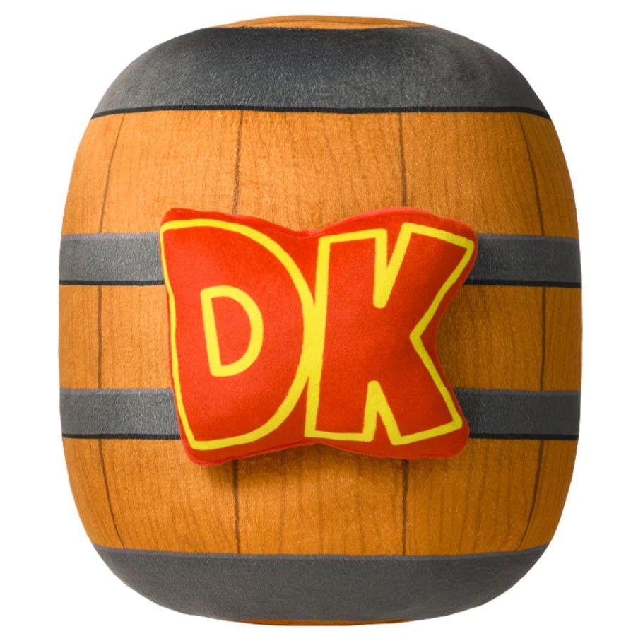 Donkey Kong DK Barrel Cushion