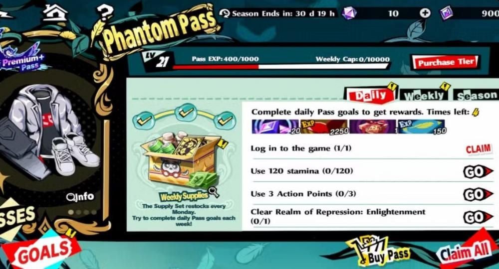 P5X Daily Routine