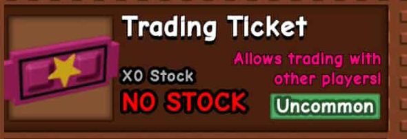 Trading Tickets