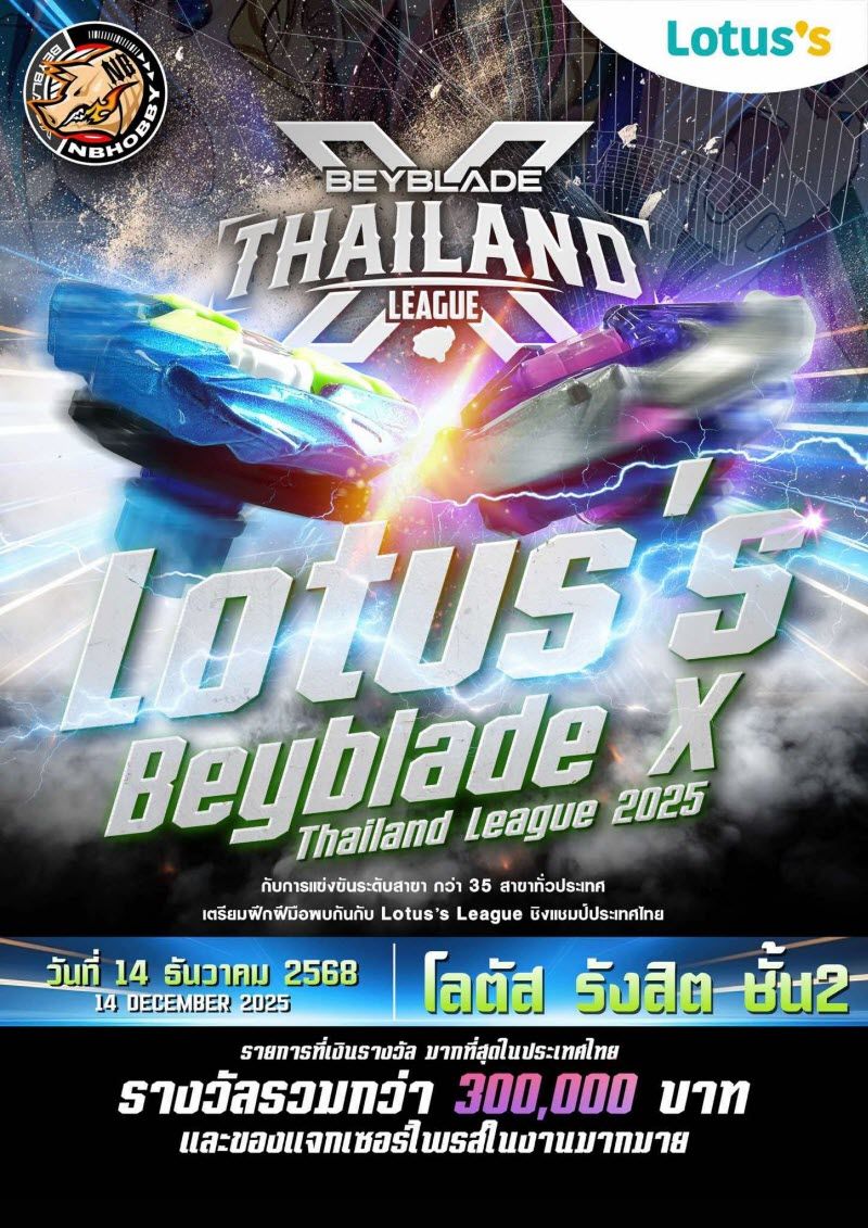 Lotus’s BeybladeX Thailand Leauge 2025