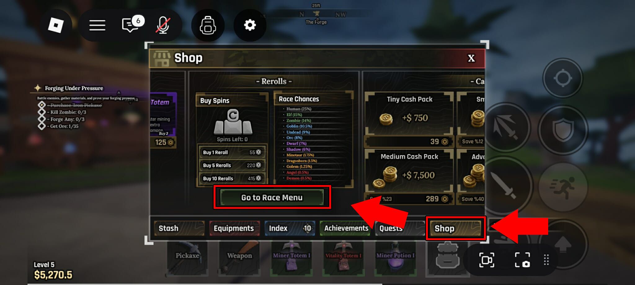 Reroll