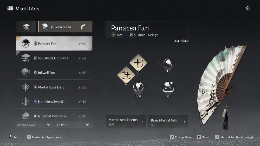 Where Winds Meet Panacea Fan Build