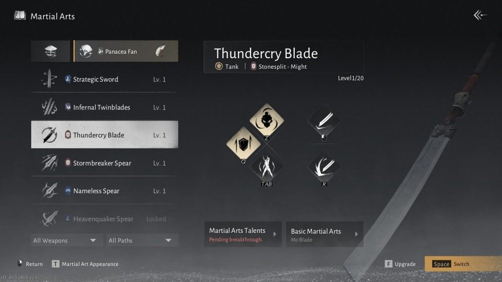 Where Winds Meet Mo Blade Build