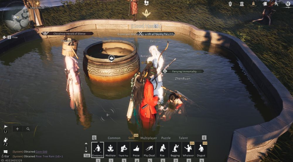 Where Winds Meet Giveaway Emote