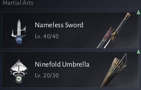 Where Winds Meet Nameless Sword Build