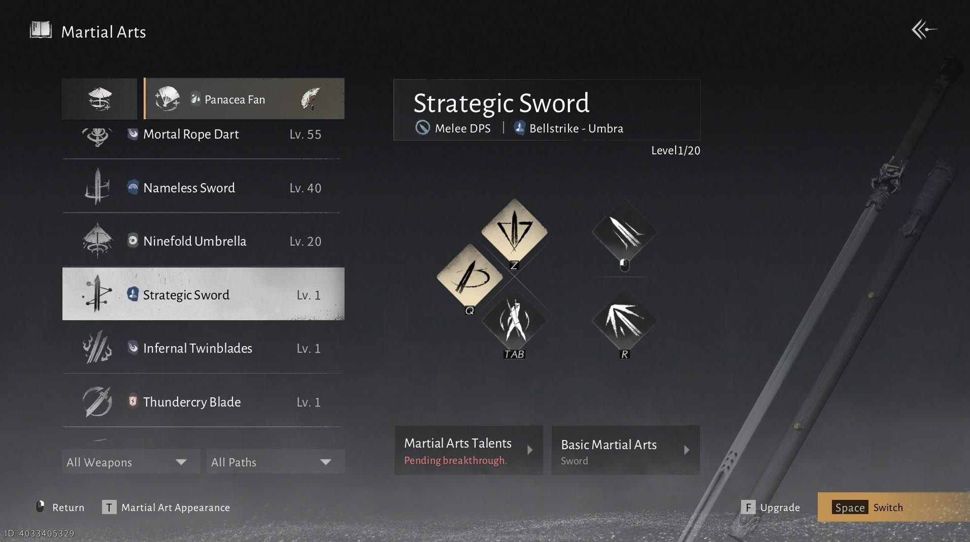 Where Winds Meet Strategic Sword Build