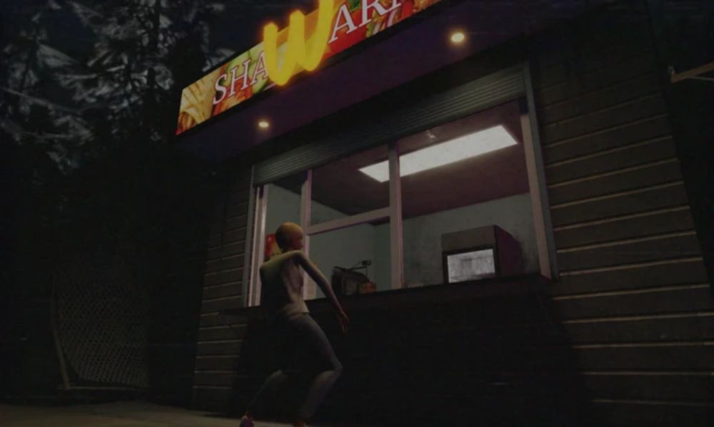 Scary Shawarma Kiosk
