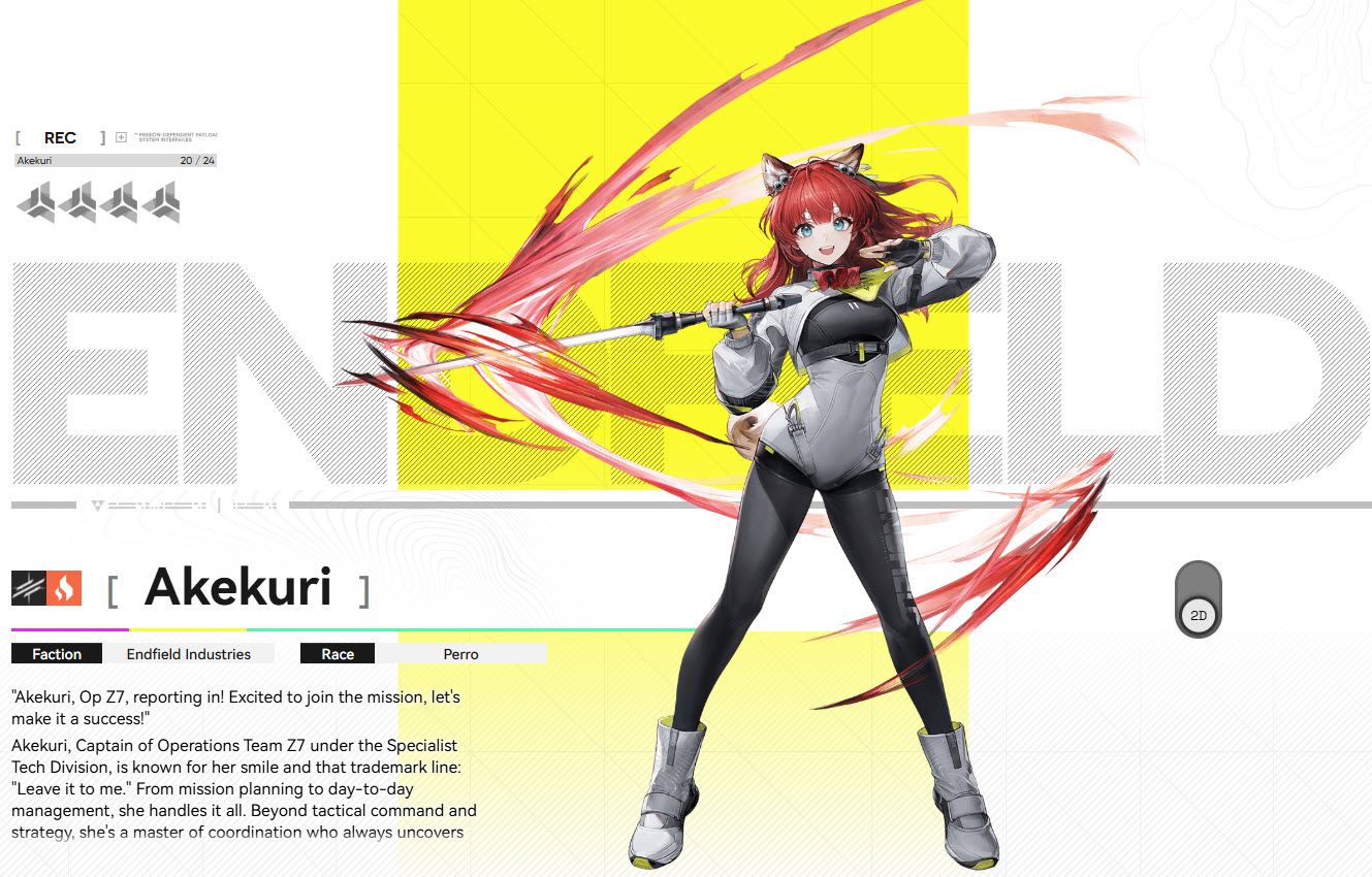 Arknights Endfield Akekuri Build