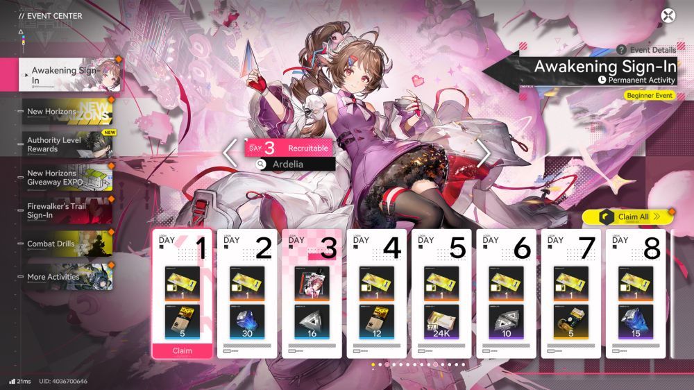 Arknights Endfield Daily Routine