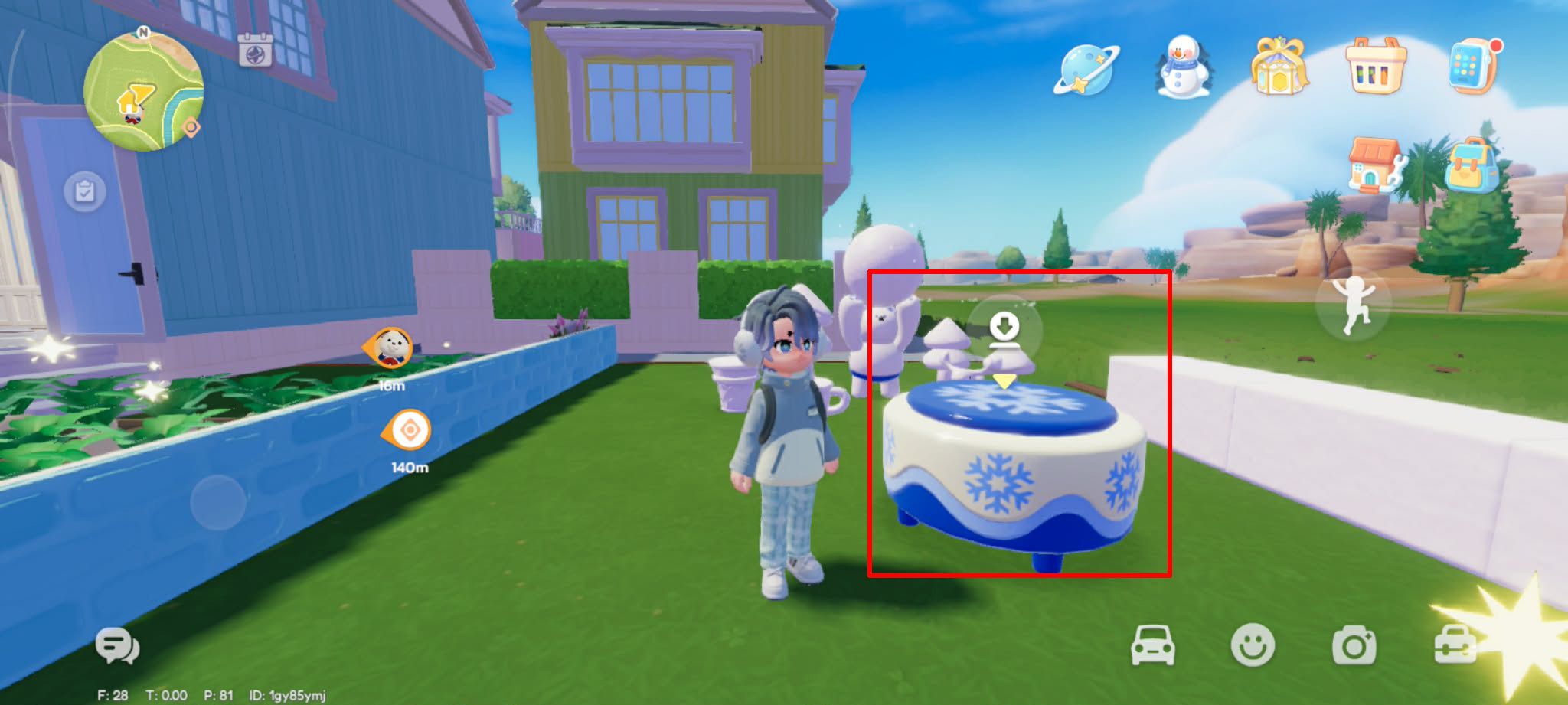 แท่นแกะสลักลูกบอลหิมะ