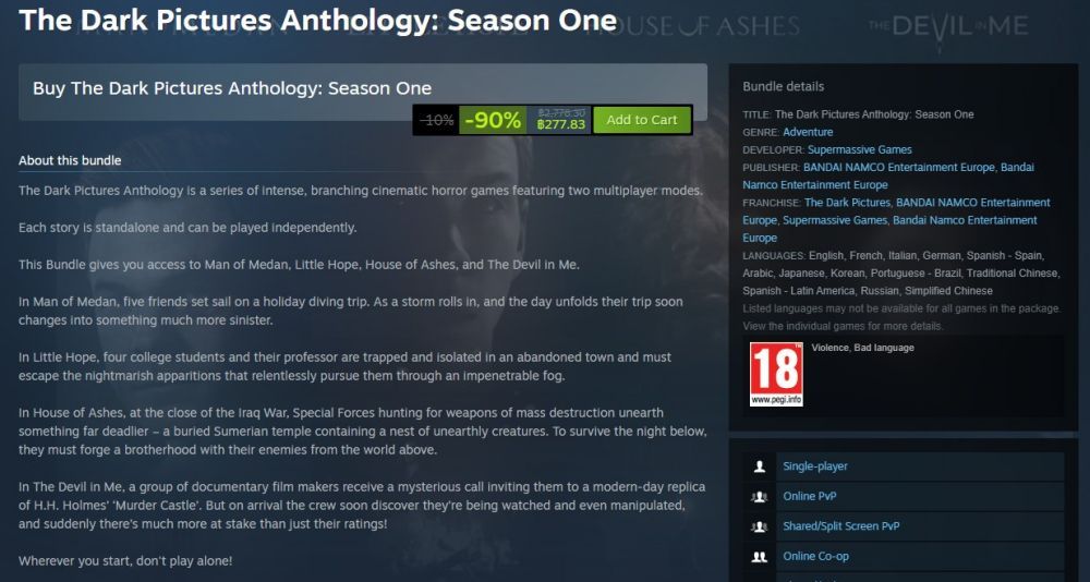 The Dark Pictures Anthology