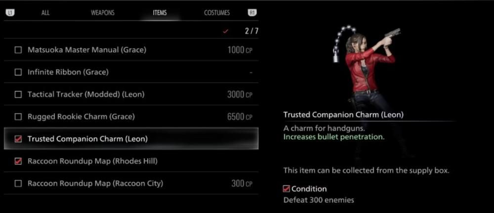 Resident Evil Requiem Charm