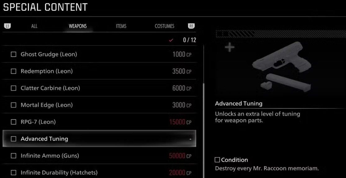 Resident Evil Requiem Special Content