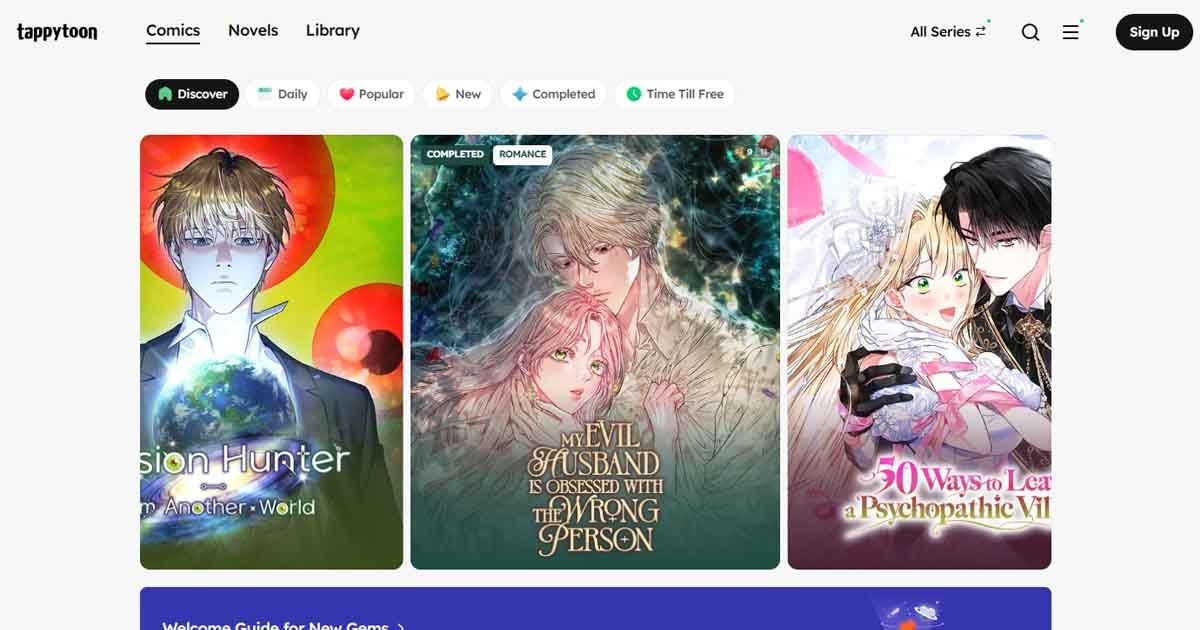 เว็บ/แอป อ่านการ์ตูนออนไลน์ฟรี