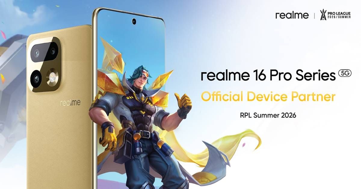 realme ลุยสนามโปรลีกในฐานะ Official Device Partner! ปลดล็อกความเดือด RoV Pro League 2026 Summer รอบชิงฯ พร้อมสัมผัส realme 16 Pro Series 5G ตัวแรง