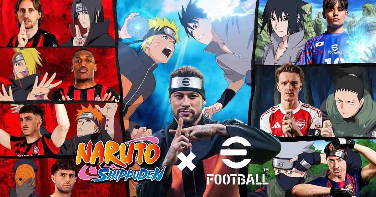 คอลแลปส์เด็ด eFootball X NARUTO SHIPPUDEN วันนี้ถึง 14 พฤษภาคมนี้