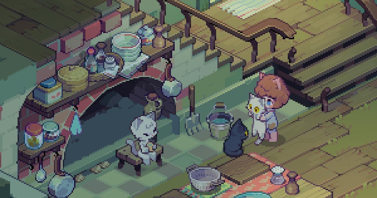 Meowstead เกมสุดชิลภาพน่ารักที่จะให้เราได้มาตกแต่งบ้าน ปรุงอาหารหาเงิน และใช้ชีวิตท่ามกลางเจ้านายขนฟูที่เมืองติดริมทะเล!