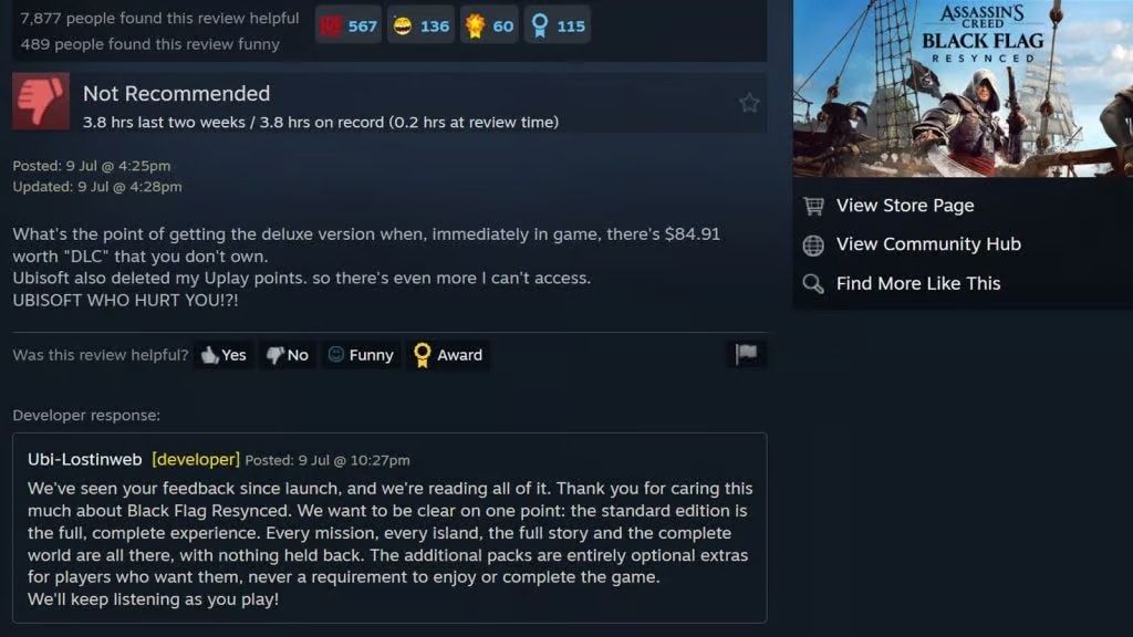 Assassin’s Creed Black Flag Resynced