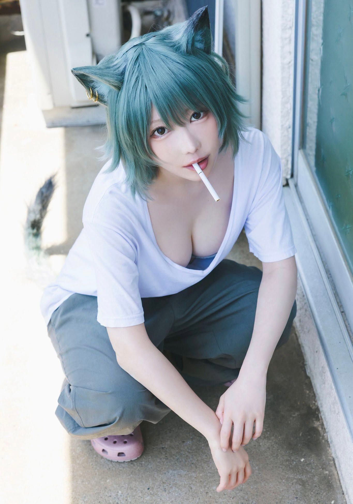 แมวสาวอมควัน