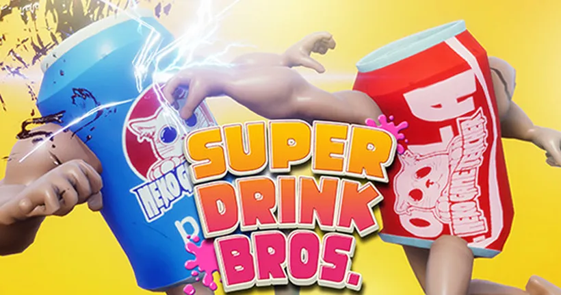 Super Drink Bro's เกมต่อสู้กระป๋องน้ำอัดลมเปิด Early Access บน Steam