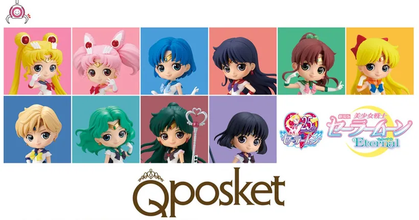 Sailor Moon Eternal ออกฟิกเกอร์ Qposket เหล่านักรบ Sailor ทั้ง 10