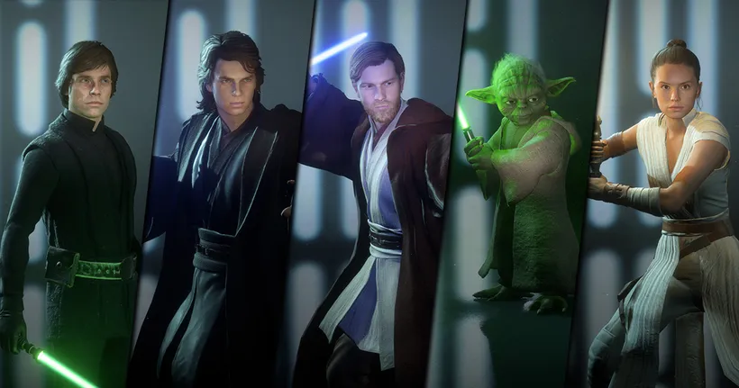 STAR WARS Battlefront II เทคนิคการเล่น Hero Lightsaber ฝั่ง Jedi