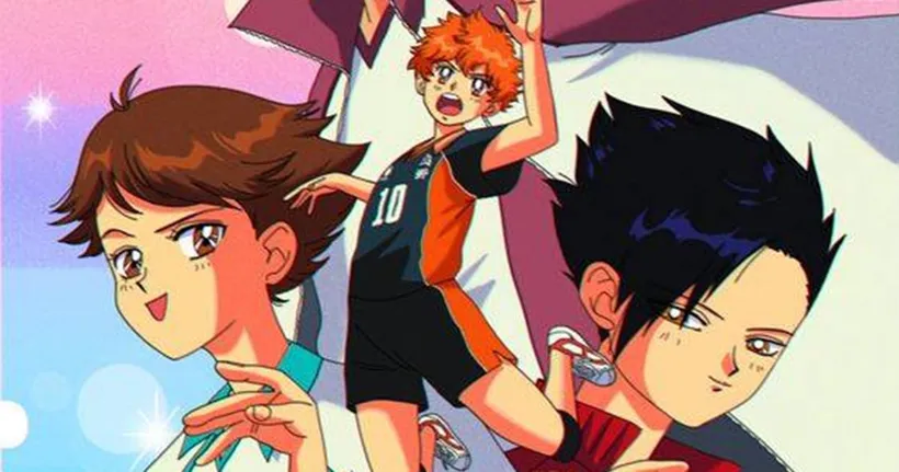 ชมรูป แฟนอาร์ต อนิเมะ Haikyu!! ในสไตล์ภาพอนิเมะยุค 90s