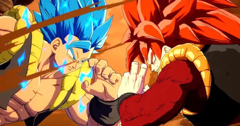 จักรวาลสั่นสะเทือน ไซย่า 4 ปะทะ ไซย่าก็อดบลู ดรามาติก Dragon Ball FighterZ