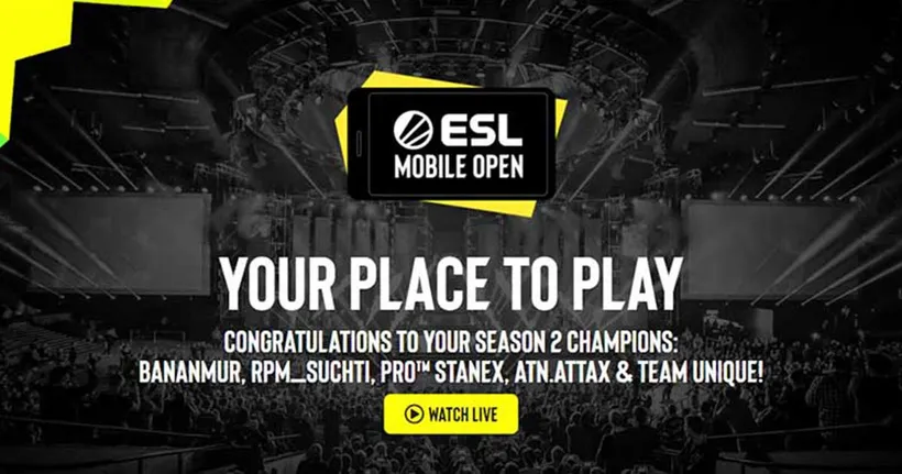 เปิดตัวการแข่งขัน ESL Mobile Open จาก ESL