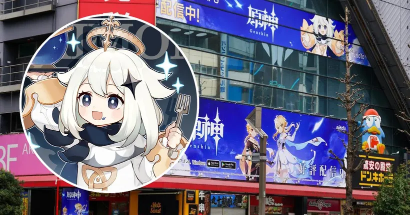 เข้าสู่ยุคใหม่ Don Quijote ที่ Akihabara เปลี่ยนป้าย AKB48 เป็น Genshin Impact