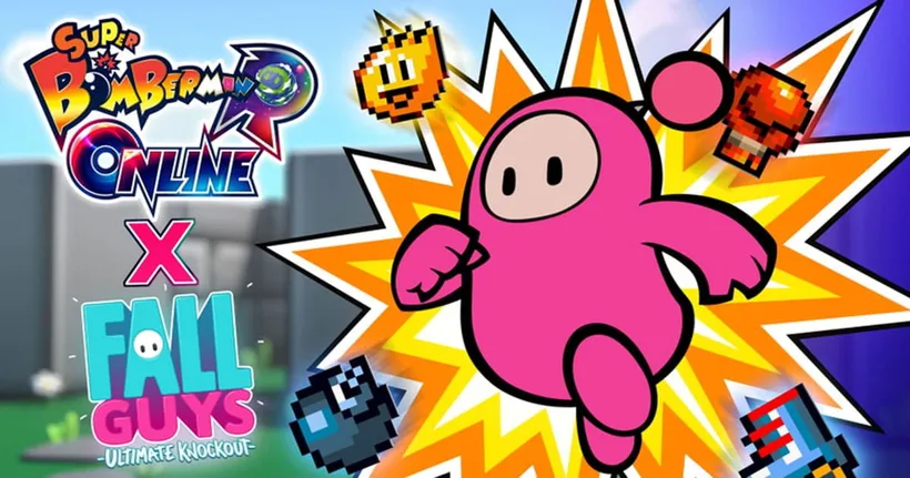 Fall Guys ประกาศจับมือกับ Bomberman R Online แลกเปลี่ยนสกินตัวละคร