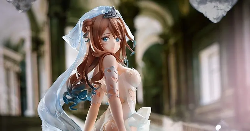 Suomi จากเกม Dolls Frontline กลายเป็นฟิกเกอร์ในชุดเจ้าสาวขาดวิ่นซีรีส์ภารกิจแห่งความสุขแล้ว