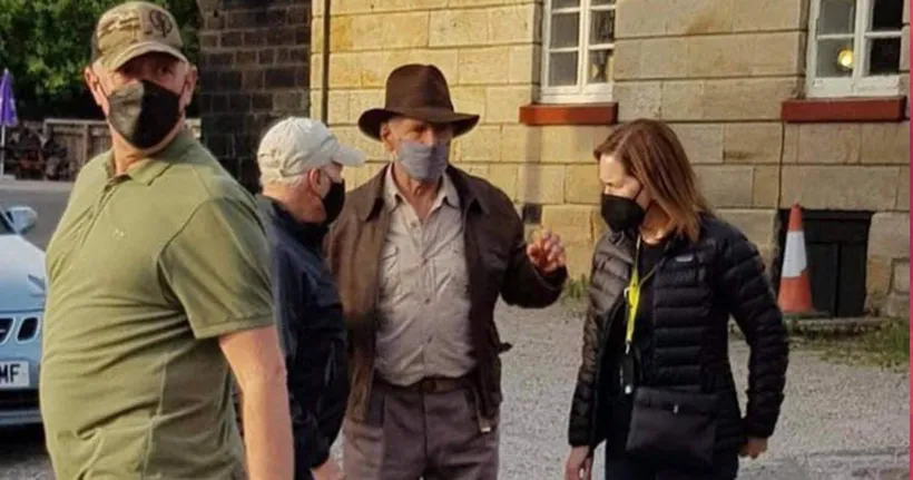 Harrison Ford กลับมาสวมชุด Indiana Jones พร้อมถ่ายทำภาค 5 แล้ว
