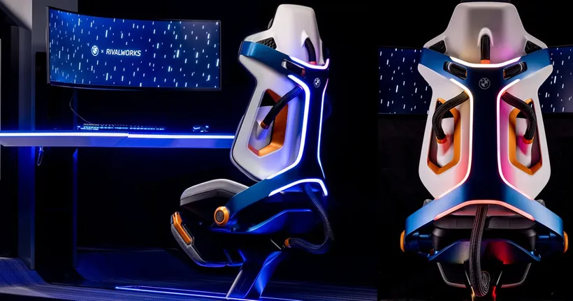 The Rival Rig เก้าอี้เกมมิ่งอัจฉริยะ ดีไซน์สุดล้ำโดย BMW แบรนด์รถยนต์ชื่อดัง