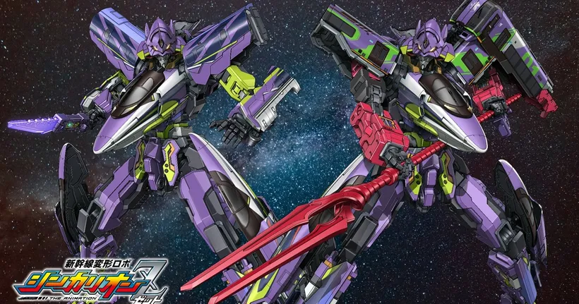 Evangelion โคลาโบกับ Shinkalion รอบที่ 3 เปิดตัวหุ่น Shinkalion Z 500 TYPE EVA ร่างใหม่สุดเท่!